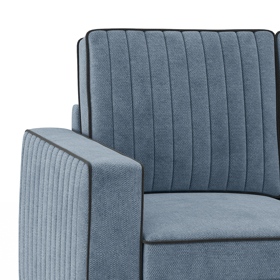 Apollo Neo High Back Sofa (Colour : Ocean Weave, Seating Capacity : 2 Seater, Cushion Type : Hard, Back Height : High Back)