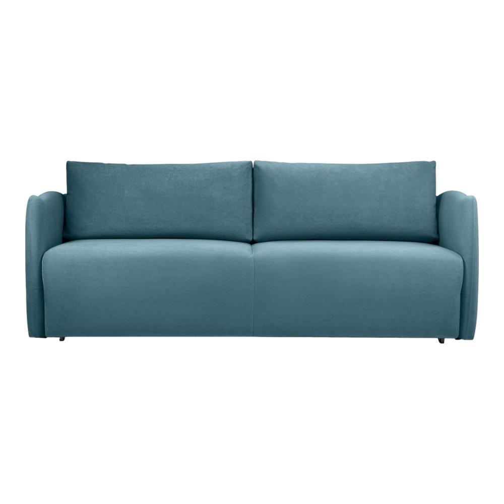 Vantella 3 Seater Fold Out Sofa Cum Bed In T Blue Colour