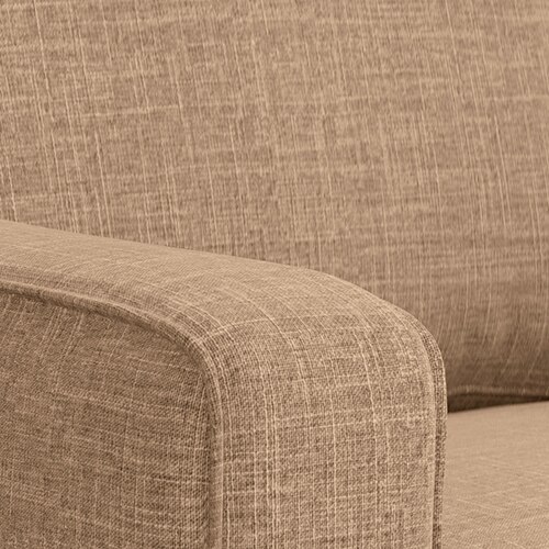 Apollo Sofa (Colour : Sandshell Beige, Cushion : Soft, Back Type : High Back, Seating Capacity : Right Aligned 2 Seater + Right Aligned Chaise + Ottoman)