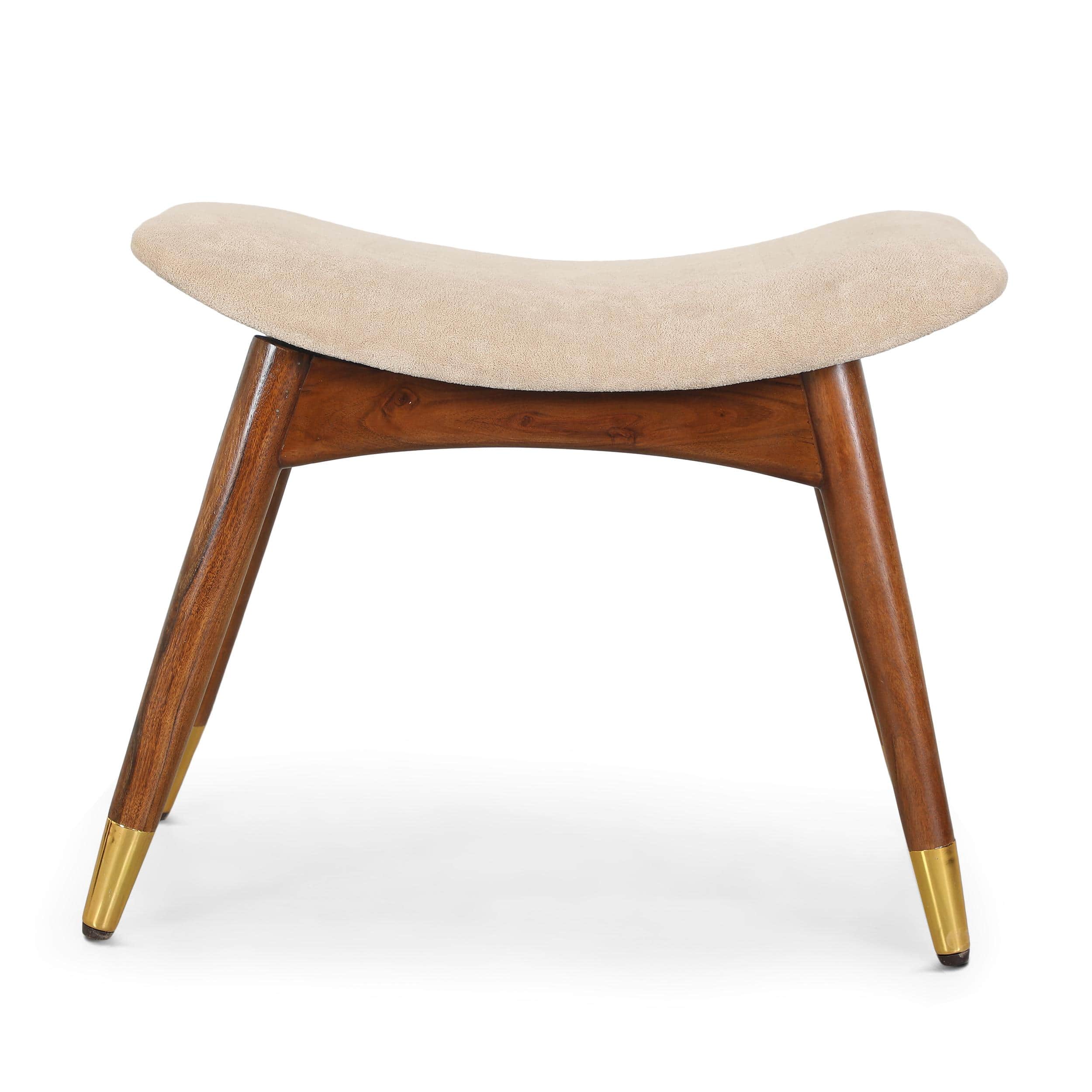 Zuno Seating Stool in Beige Color