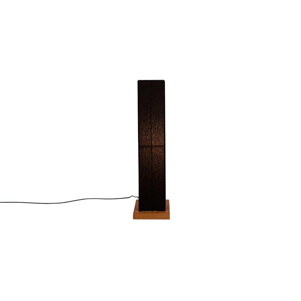 Jacques Black Cotton Shade Floor Lamp