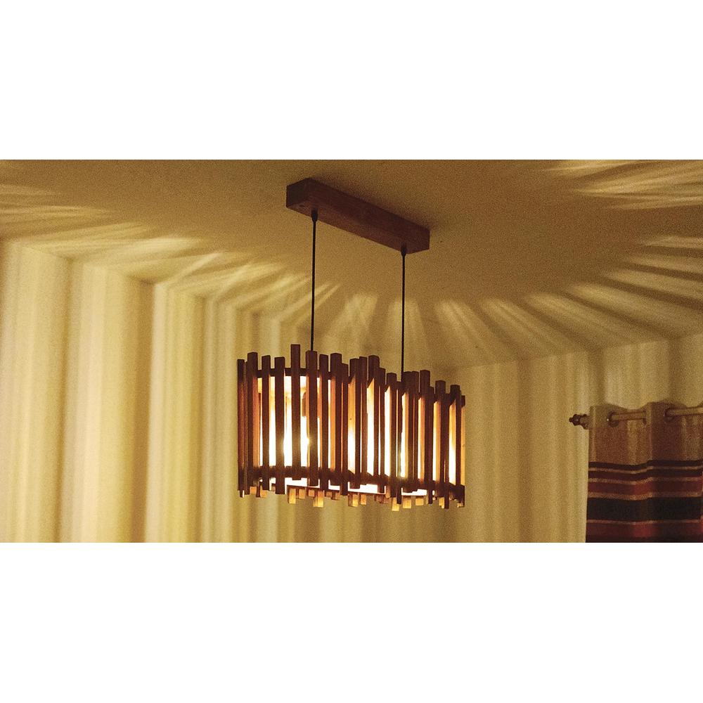 Palisade 24 Centrum Wooden 2 Series Hanging Lamp