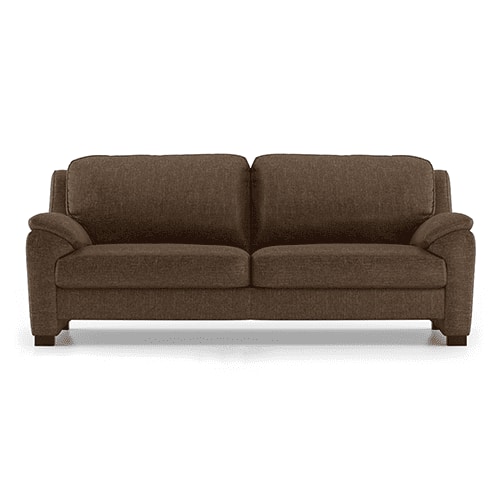 Farina Essential 3 Seater Fabric Sofa in Mocha Colour