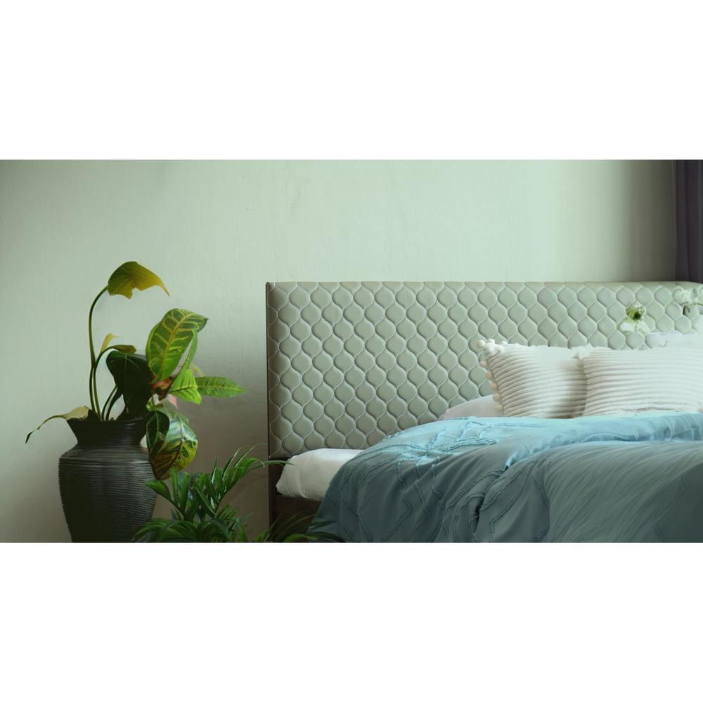 Sutra Engineered Wood Queen Size Bed In Walnut Finish