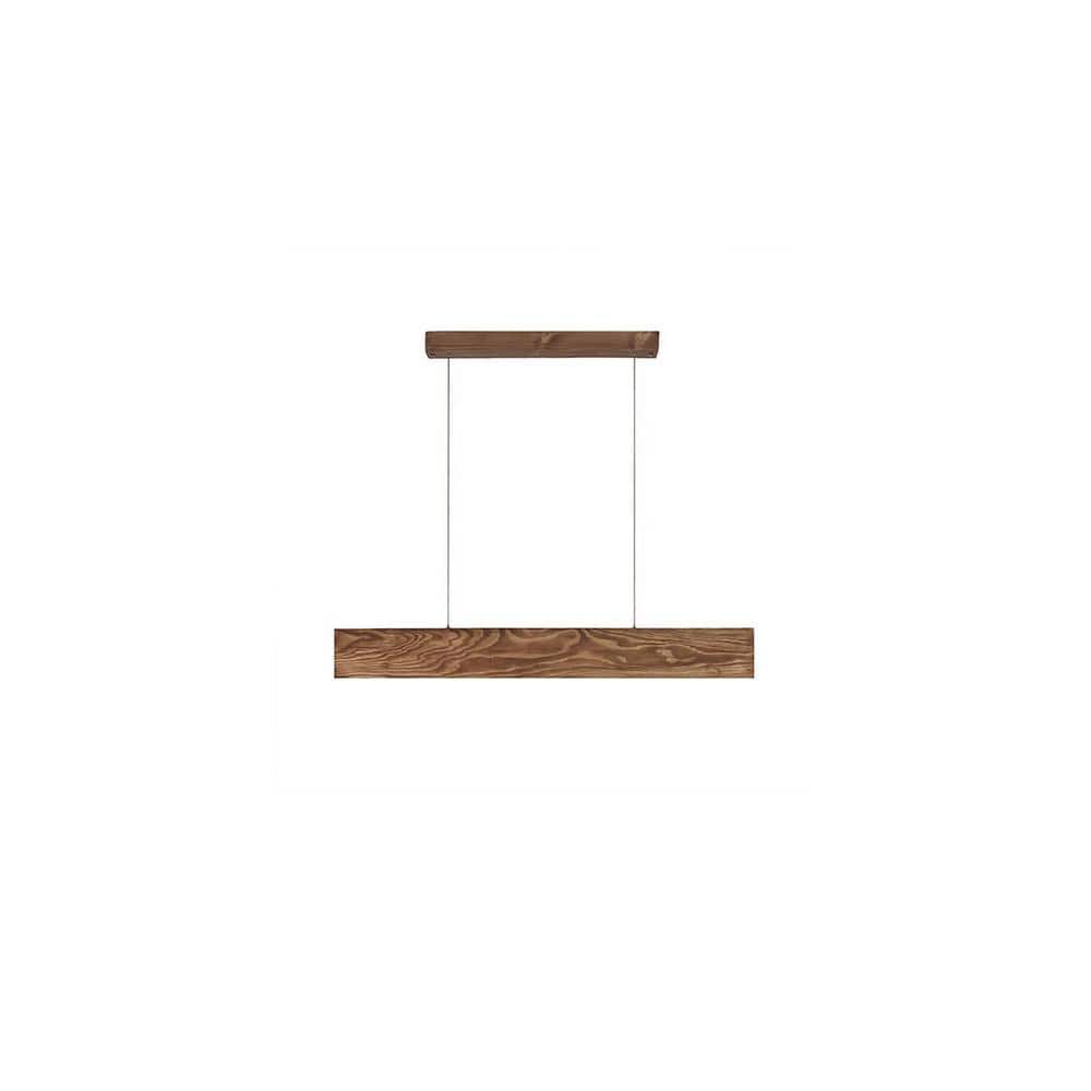 Synergy 48 Brown Solid Wood Single Hanging Light