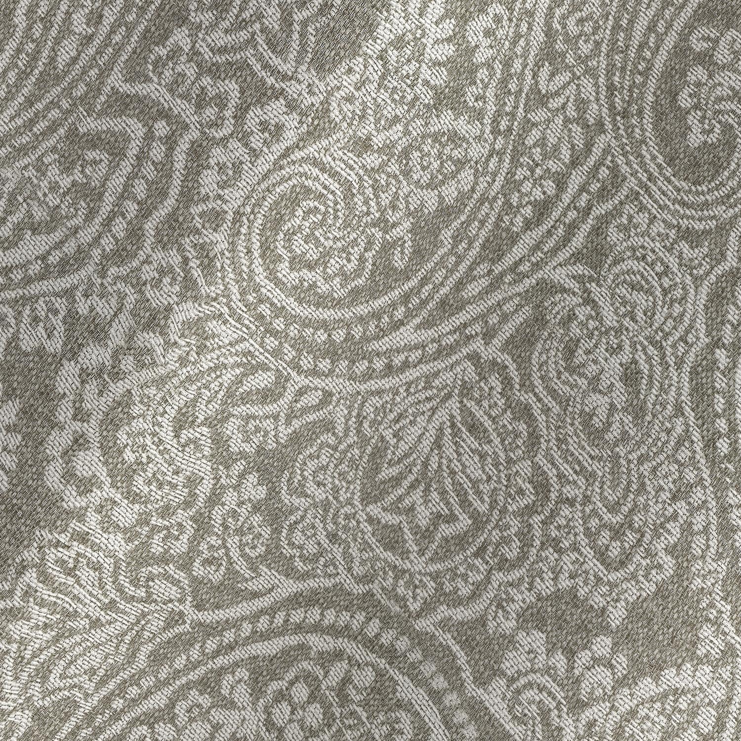 Granada Essential 3 Seater Fabric Sofa In Monochrome Paisley