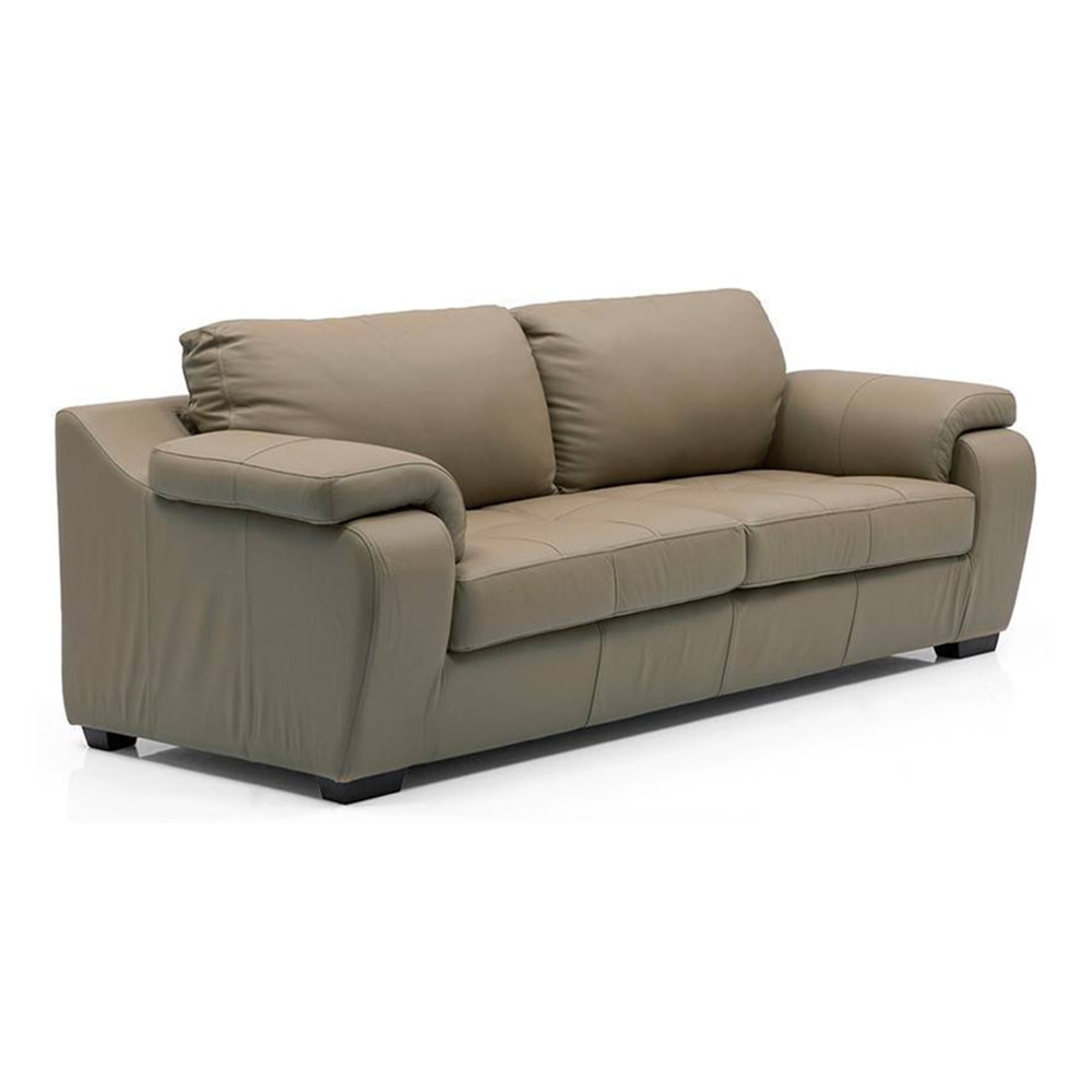 Trissino 3 Seater Leather Sofa in Cappuccino Colour