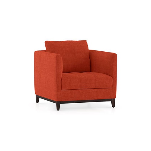 Florence Compact Sofa Set (Colour : Lava Rust , Seater : 3+1+1)
