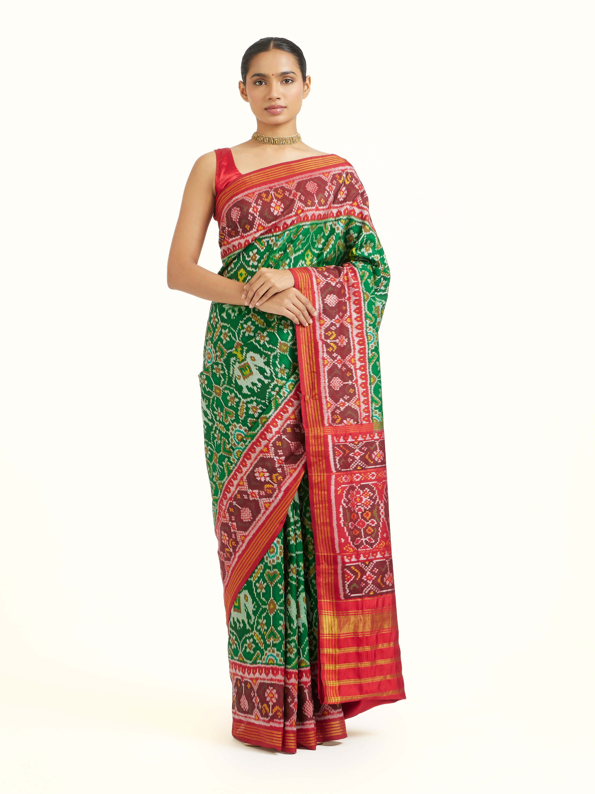 Rajkot Semi Patola Saree