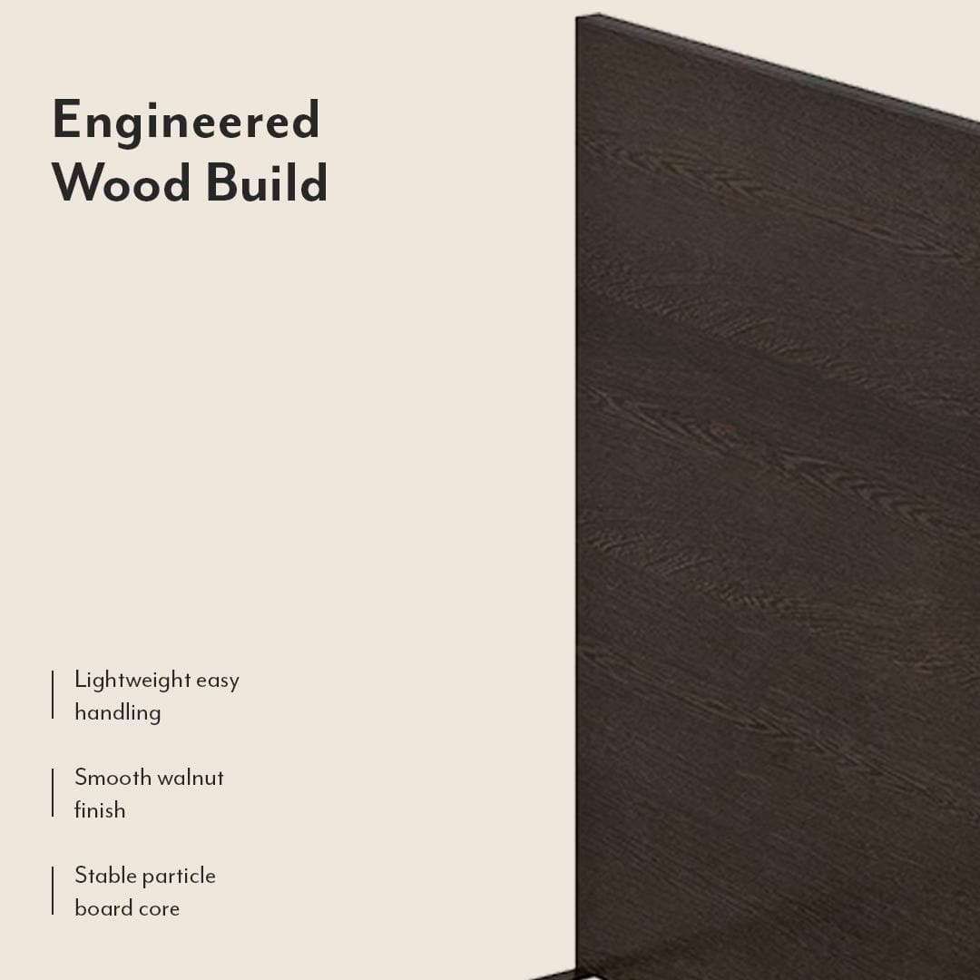 Zoey Engineered Wood King Size Bed In Dark Wenge Finish