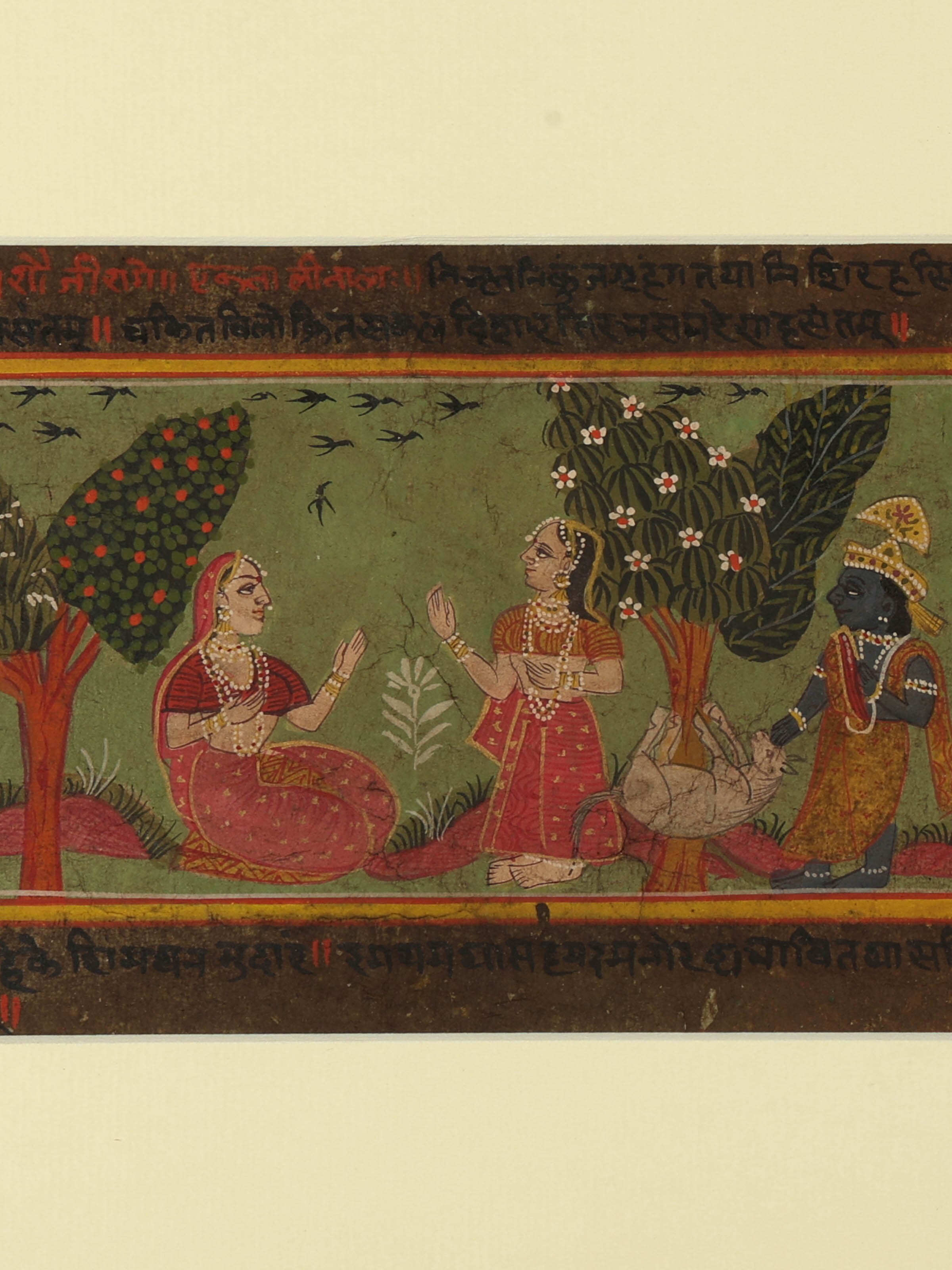 Krishna Story Pichwai Painting