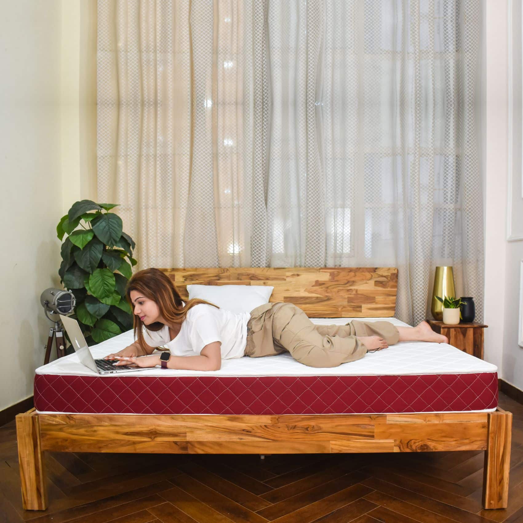 Magic Orthopedic Dual Comfort For Back Pain Relief King Size Mattress (84 x 70 in, 4 Inches) - Coirfit