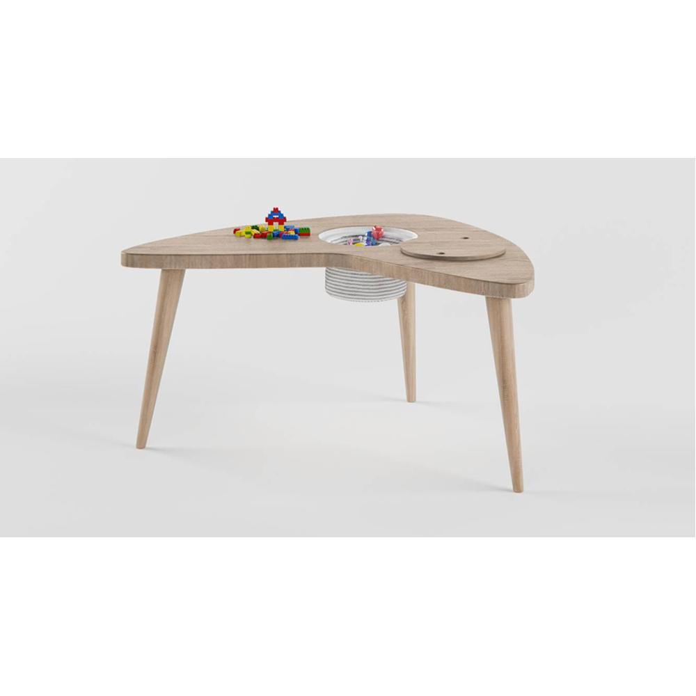 Boomerang Table Storage - Oak