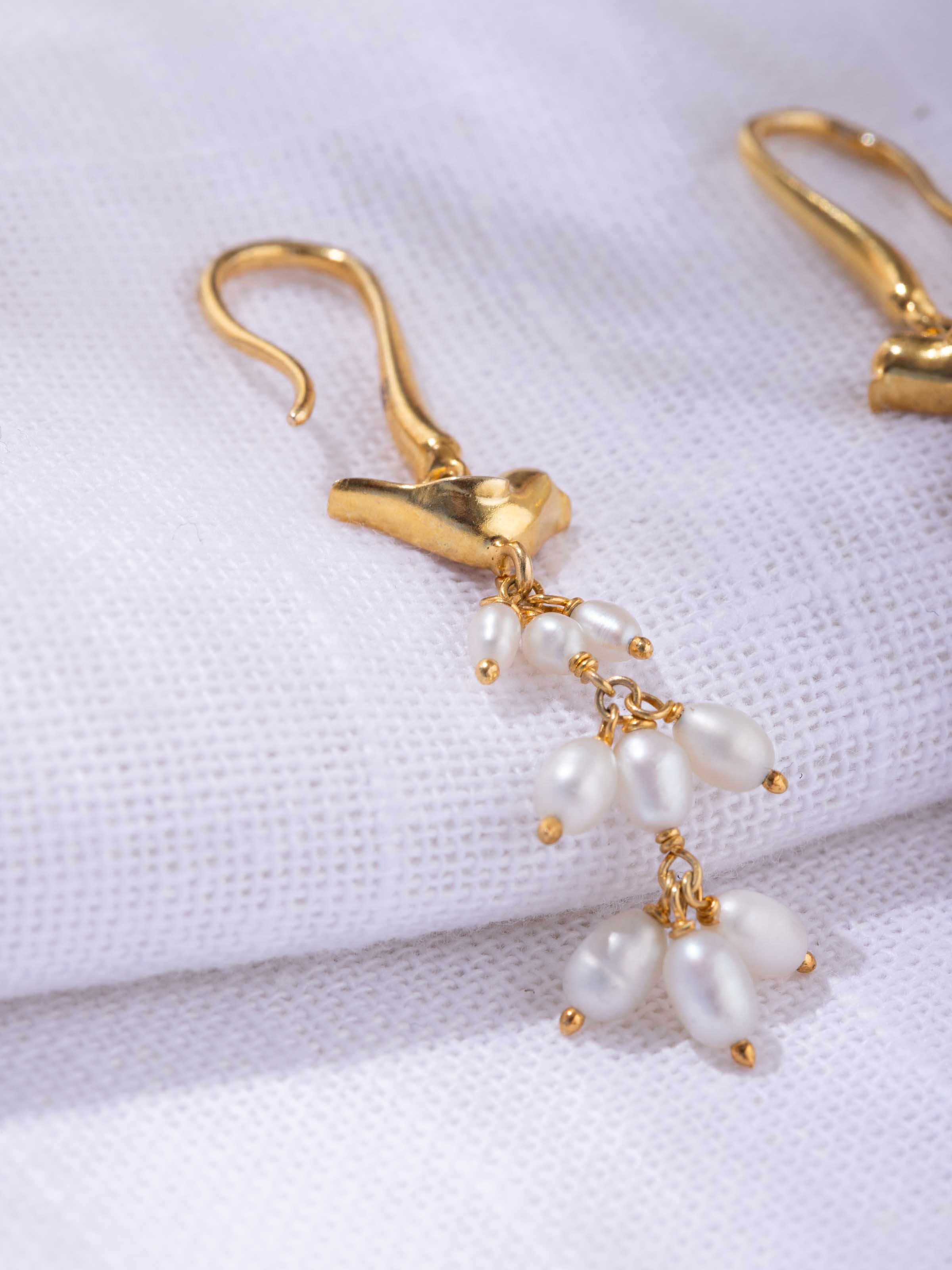 Silver Smithing Drop Earrings