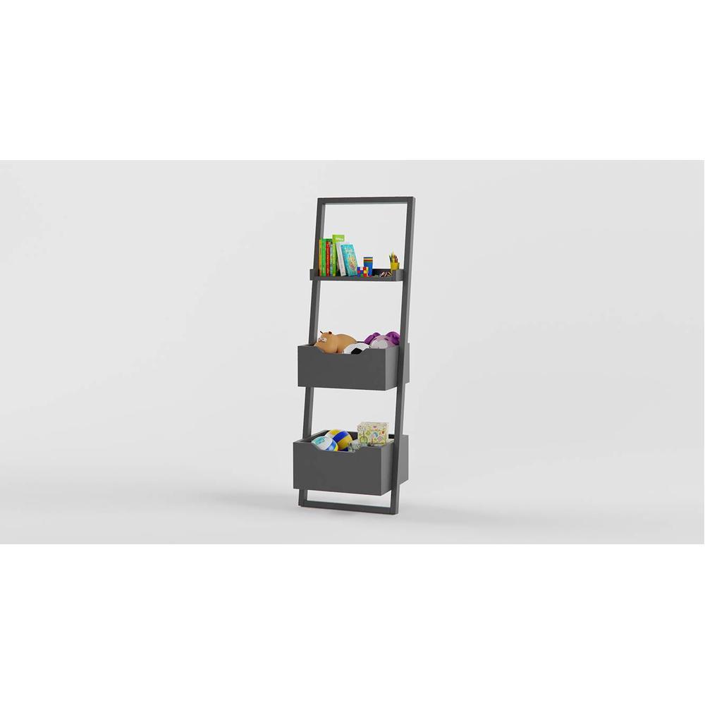 Triple Scoop Storage Unit - Slate Grey