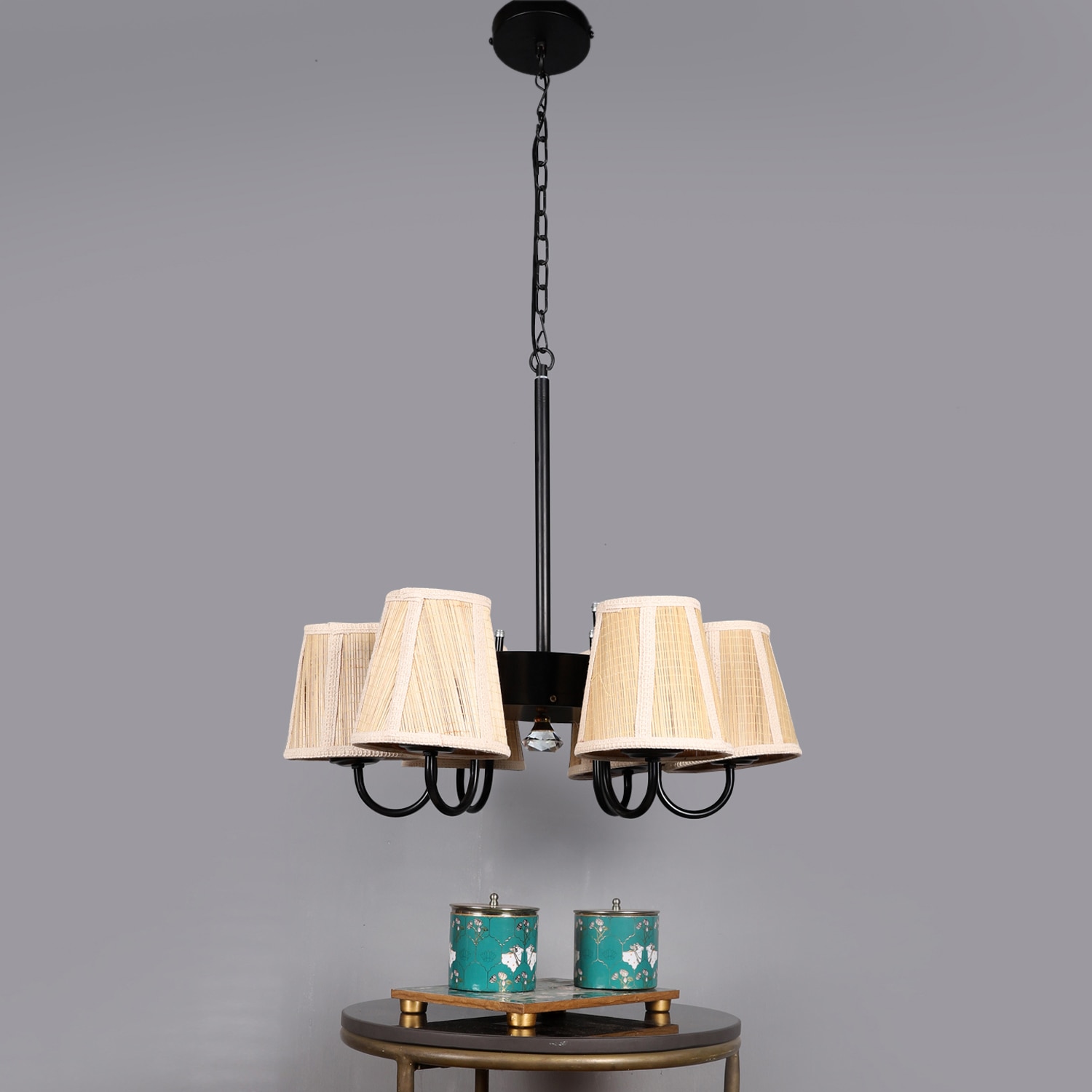 Devansh Dual Gold Metal  Wallmounted Lamp With Cotton Gold Metal  Shade