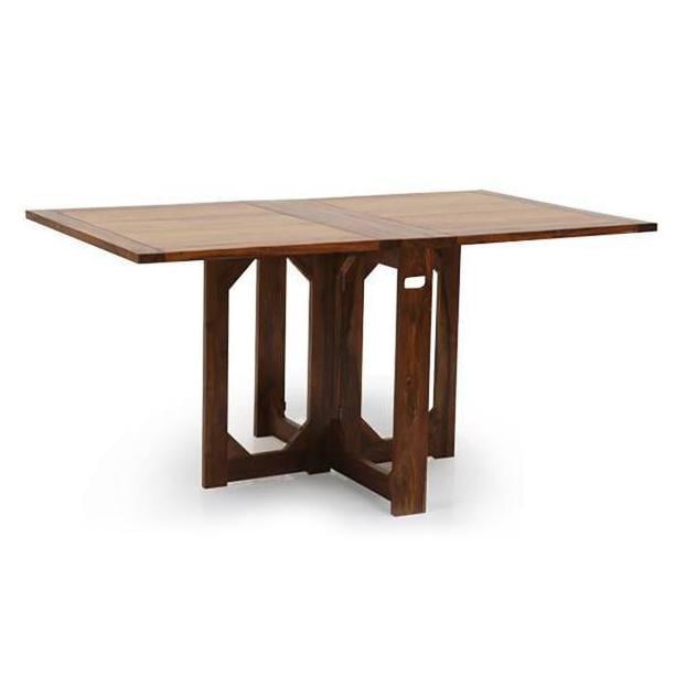 Danton 3 To 6 Folding Dining Table In Teak Finish