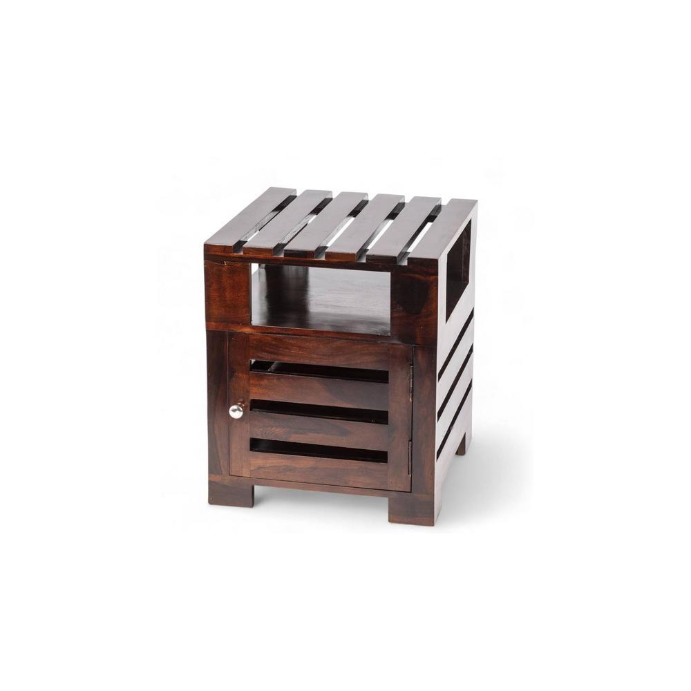 Harvey Side Table - Walnut Finish
