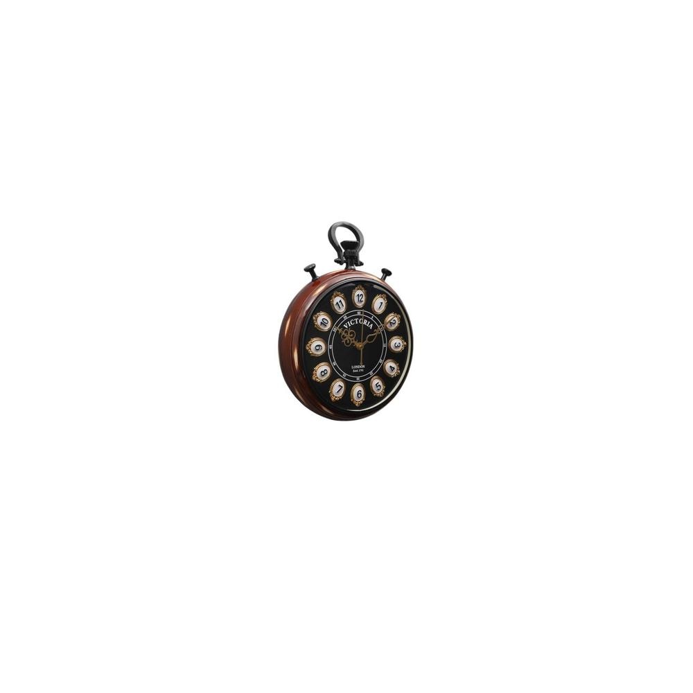 12" Tyre Clock Black Dile
