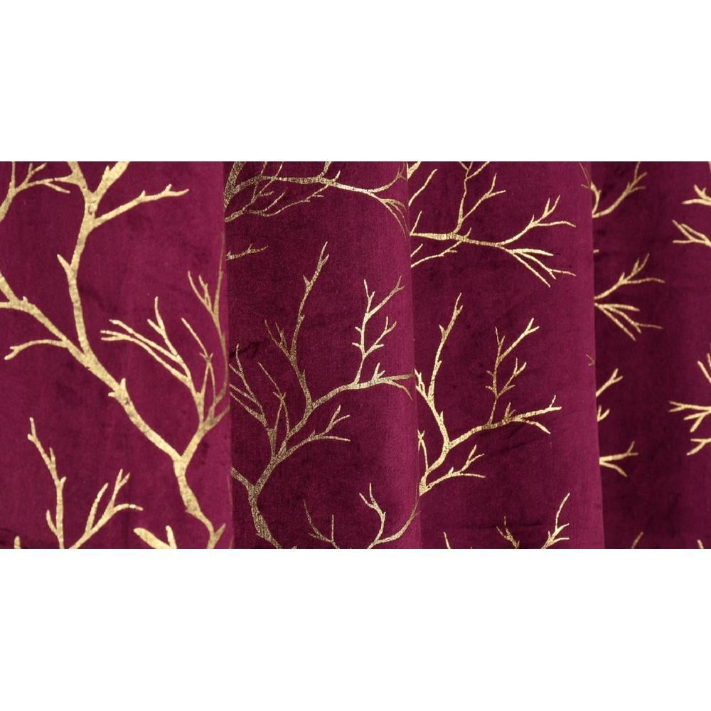 Dry Pack of 2 Blackout Long Door Curtain