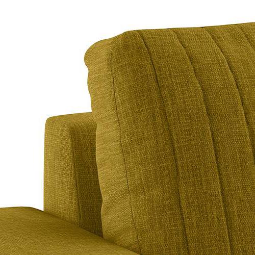 Granada Premium 3 Seater Fabric Sofa in Olive Green Colour