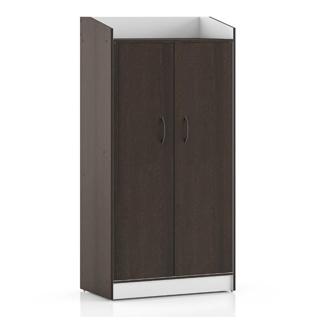 Hayes 18 Pair Shoe Rack In Dark wenge Finish