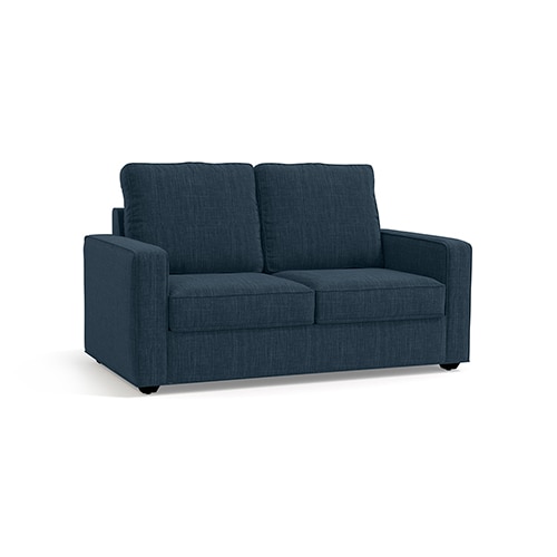Apollo Compact Sofa Set (Colour : Indigo Blue, Cushion : Hard, Back Type : High Back, Seater : 3+2+1)