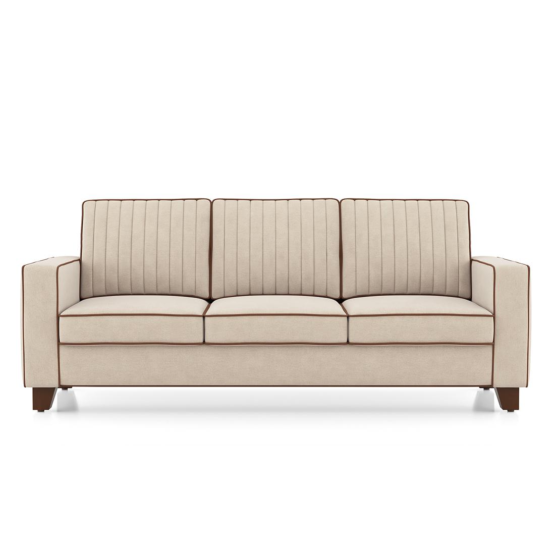 Apollo Neo Sofa (Colour : Classic Beige, Seating Capacity : 3 Seater, Cushion Type : Hard, Back Height : Regular Back)