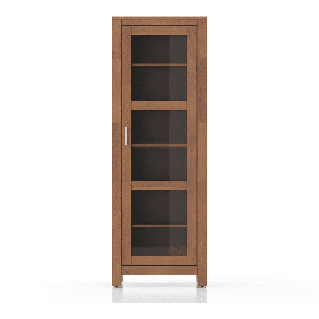 Murano Bookshelf cum Display Unit Finish Amber Walnut