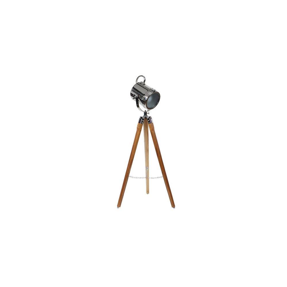 Alveena Nickle Aluminum Shade Floor Lamp