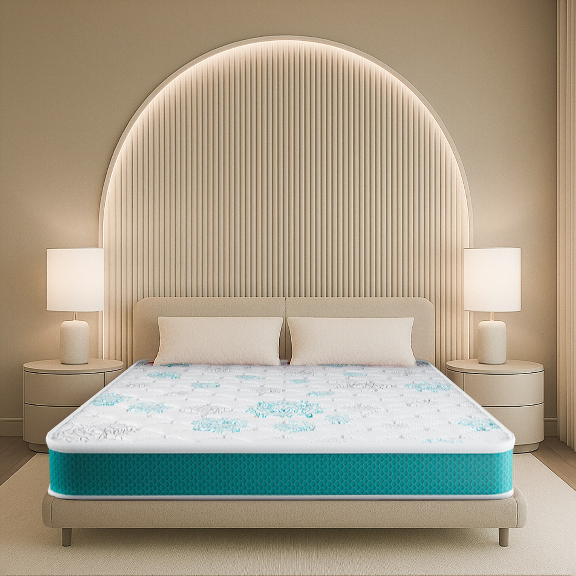 KURLON Kurlobond Essential Mattress 5 inch Queen Bonded Foam Mattress (L x W: 72 inch x 66 inch)