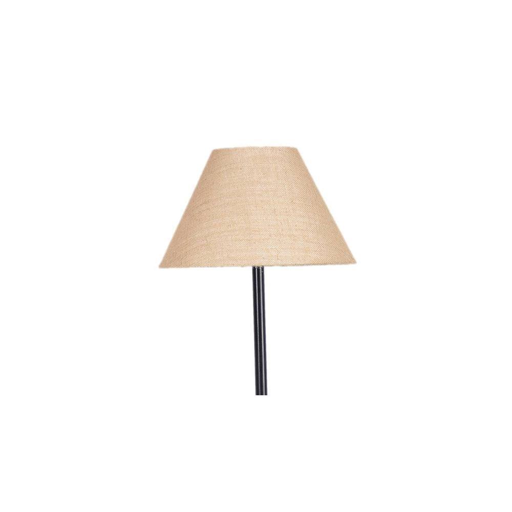 Ruby Beige Jute shade with Iron floor lamp