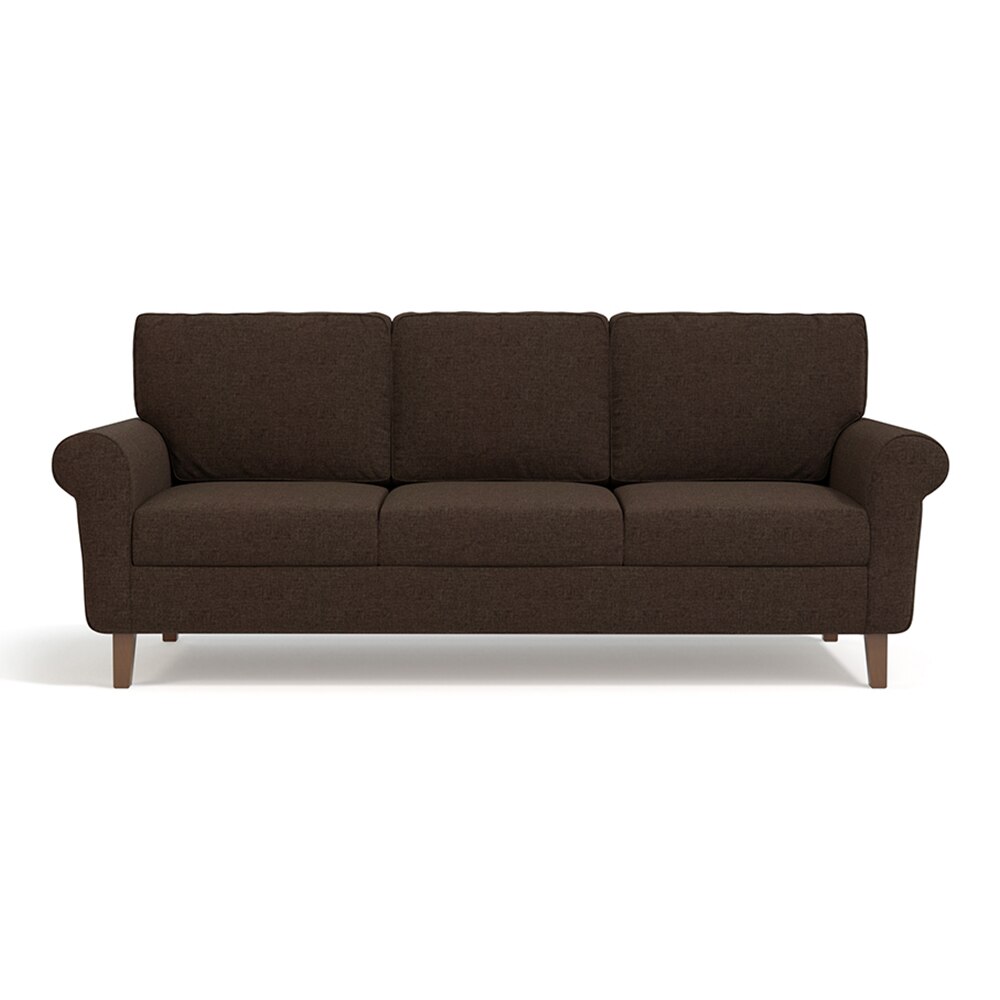 Oxford Sofa (Colour : Mocha, Cushion : Soft, Seater : 3+2+1)