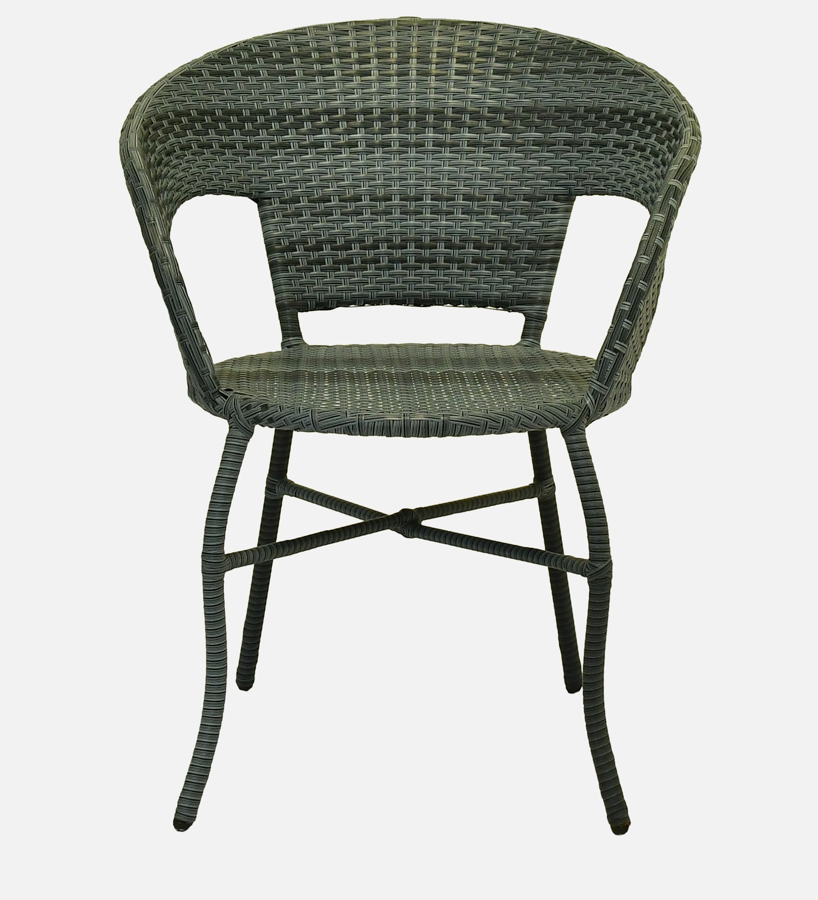Ballarat  Wicker Chair In  Grey Dual Tone Finish