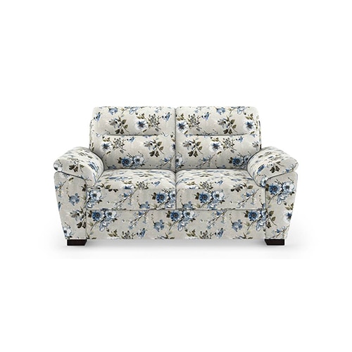Adelaide Luxe 2 Seater Fabric Sofa in Adrian Velvet Colour