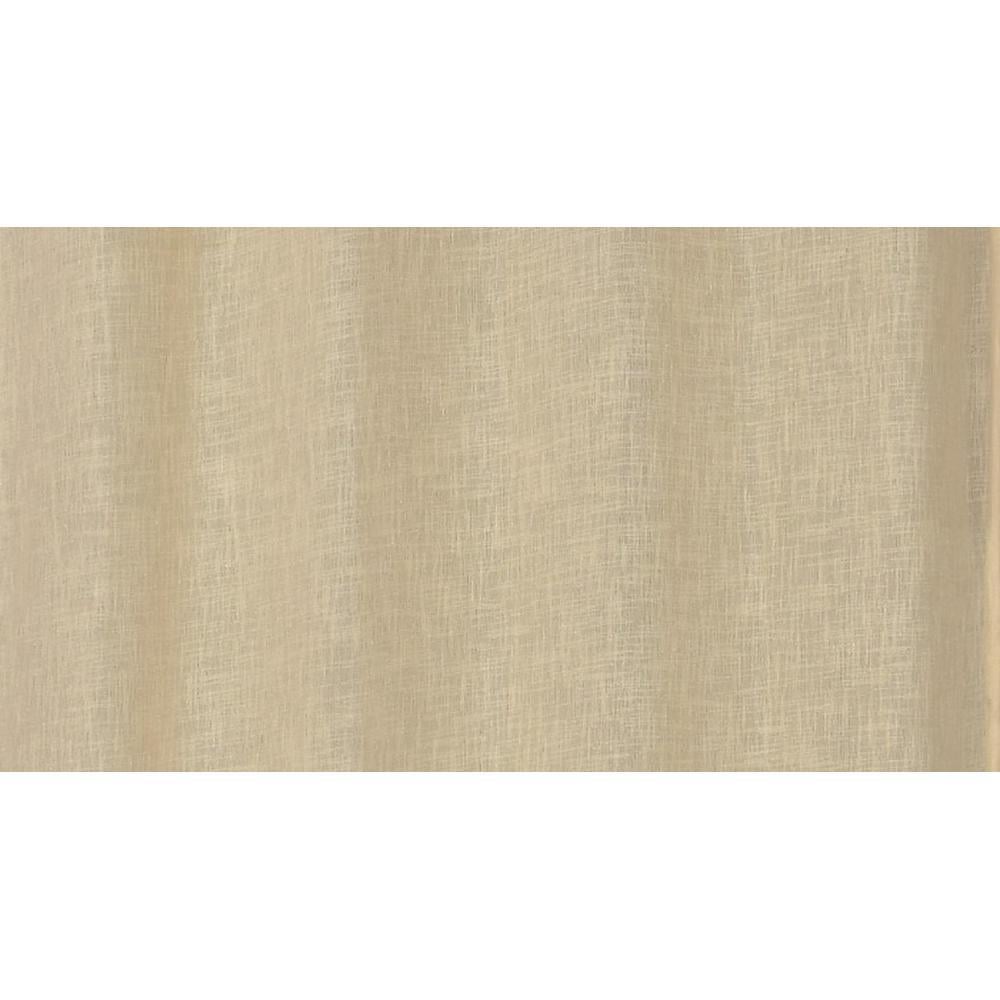 Solid Pack of 2 Pieces Sheer Window Curtain
