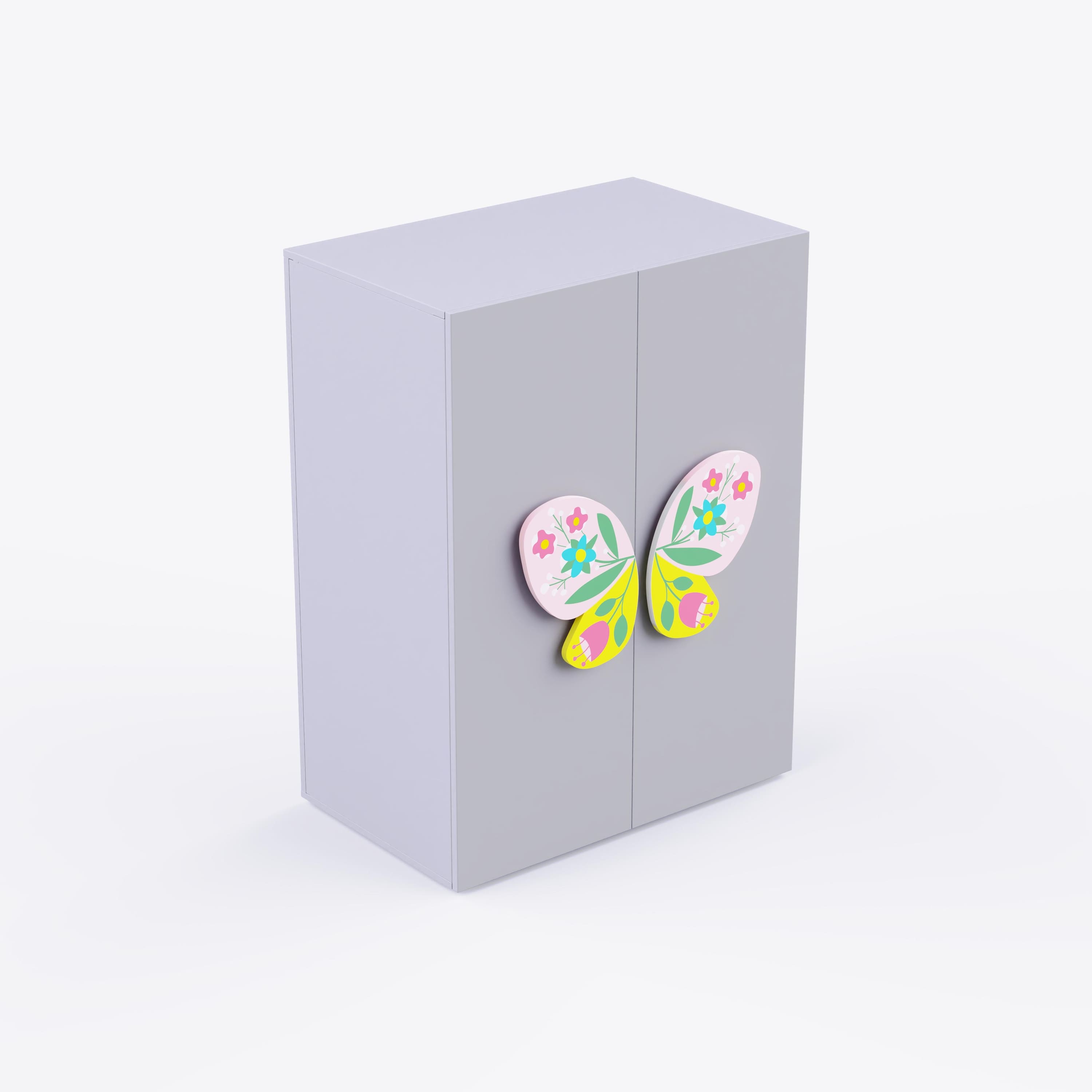 Fly Away Cabinet Storage In Light Grey Colour