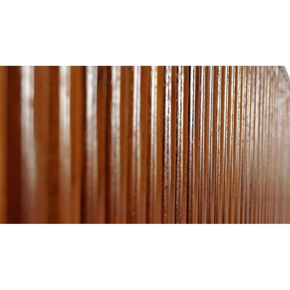 Denis Solid Wood Non Storage Bed In Dark Provincial Teak Finish