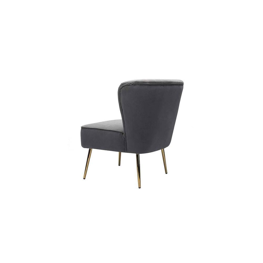 Beato Fabric Accent Chair in Grey Colour
