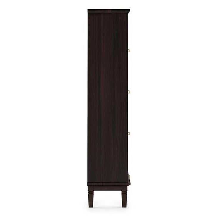 Malabar Solid Wood Bookshelf in Mango Mahogany Finish
