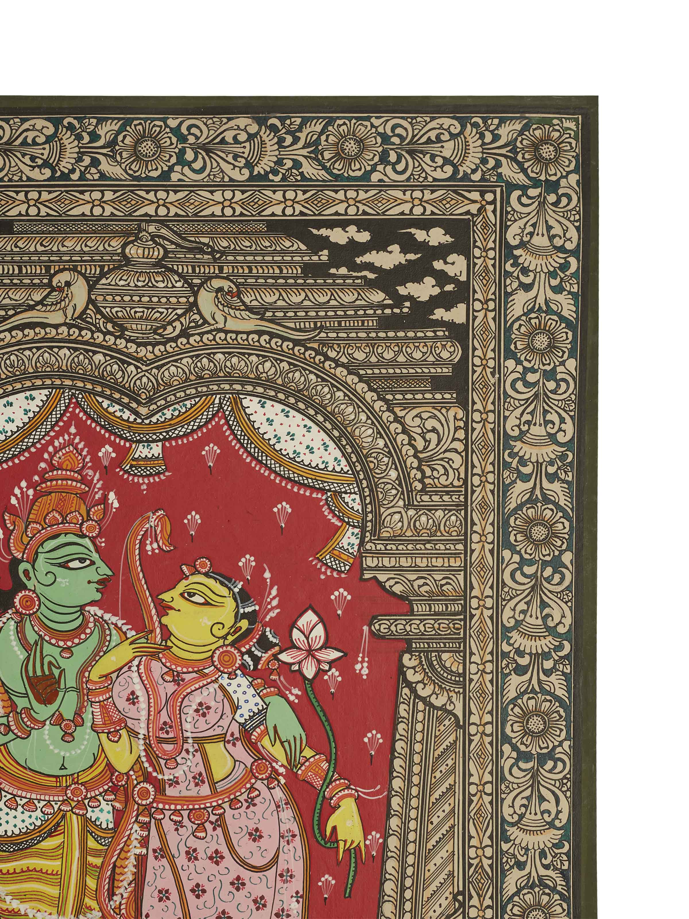 Radha Krishna Patachitra Painting