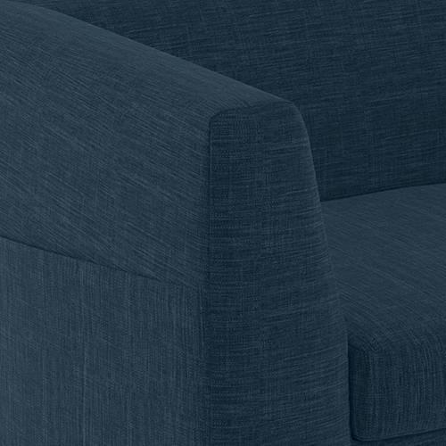 Rubik Premium 2 Seater Fabric Sofa in Indigo Blue Colour