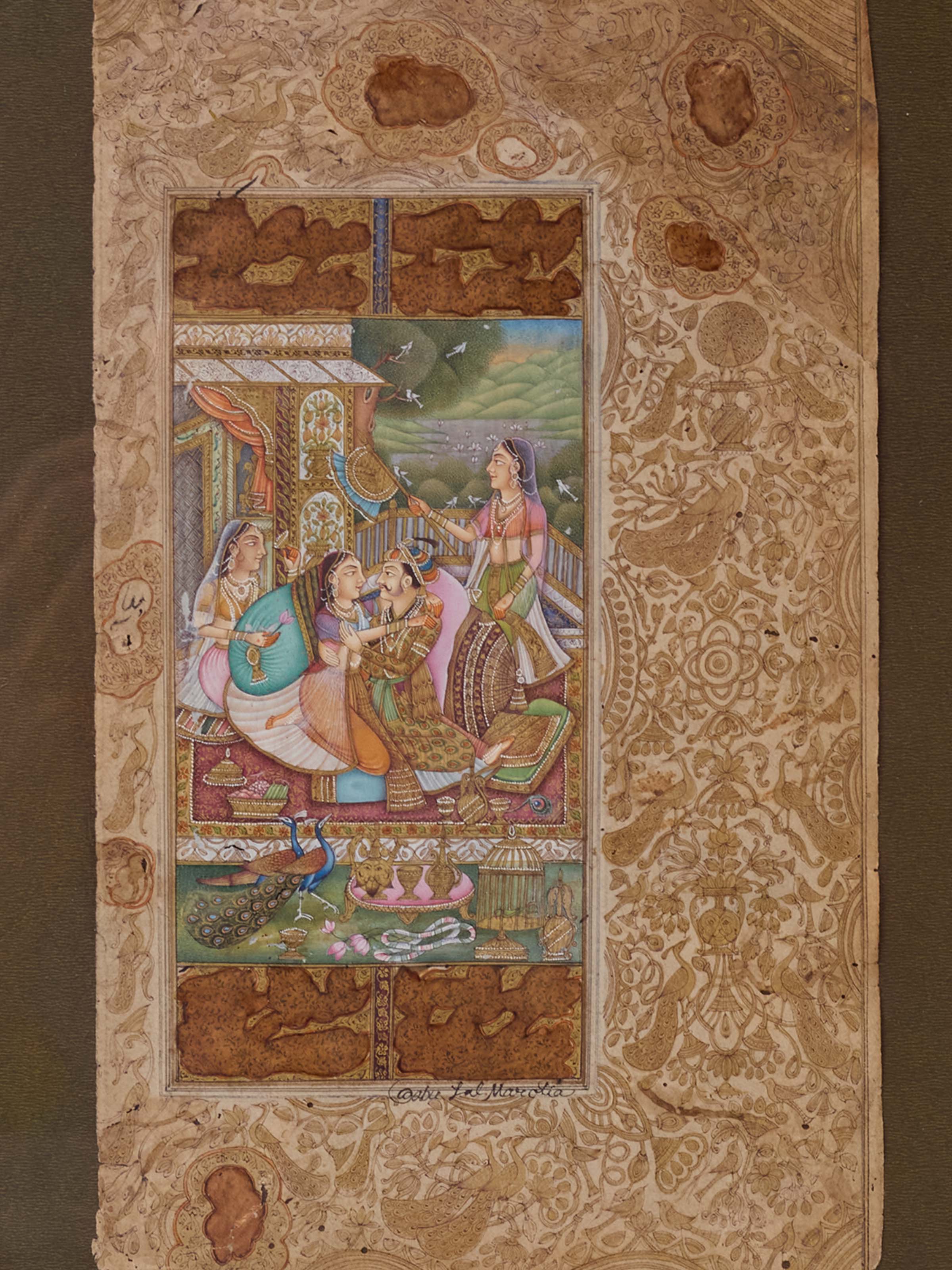 Mughal Darbar Miniature Painting