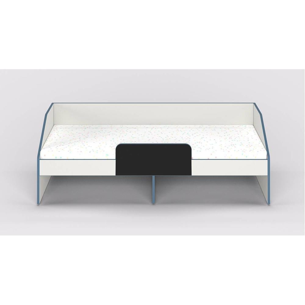 Hangout Engineered Wood Non Storage Bed in White Colour