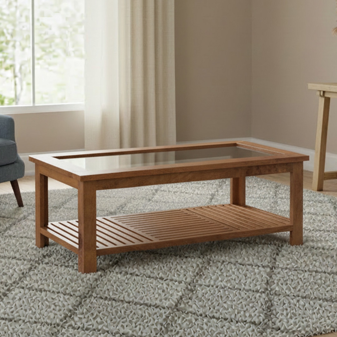 Claire Coffee Table Finish - Amber Walnut