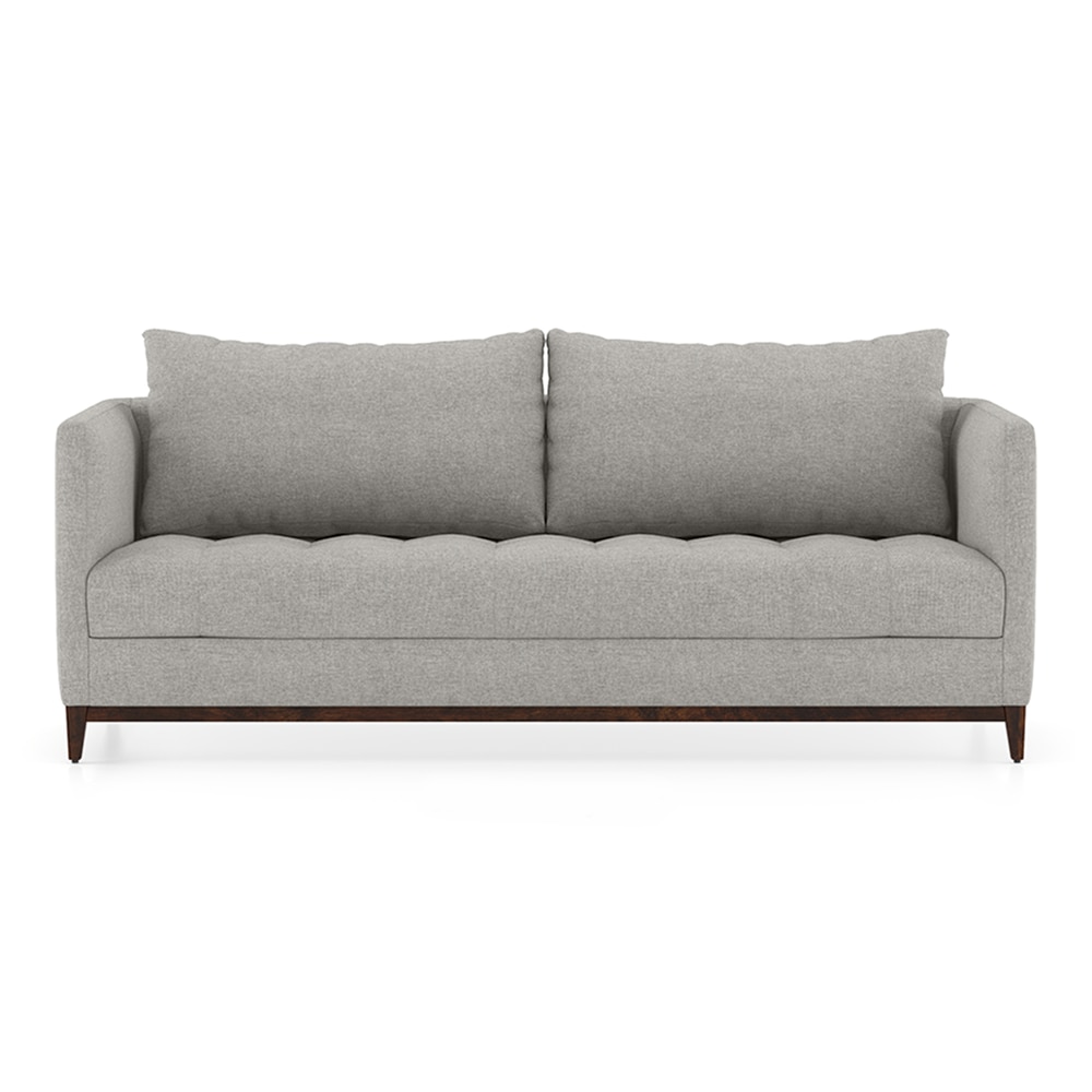 Florence Essential 3 Seater Fabric Sofa in Vapour Grey Colour
