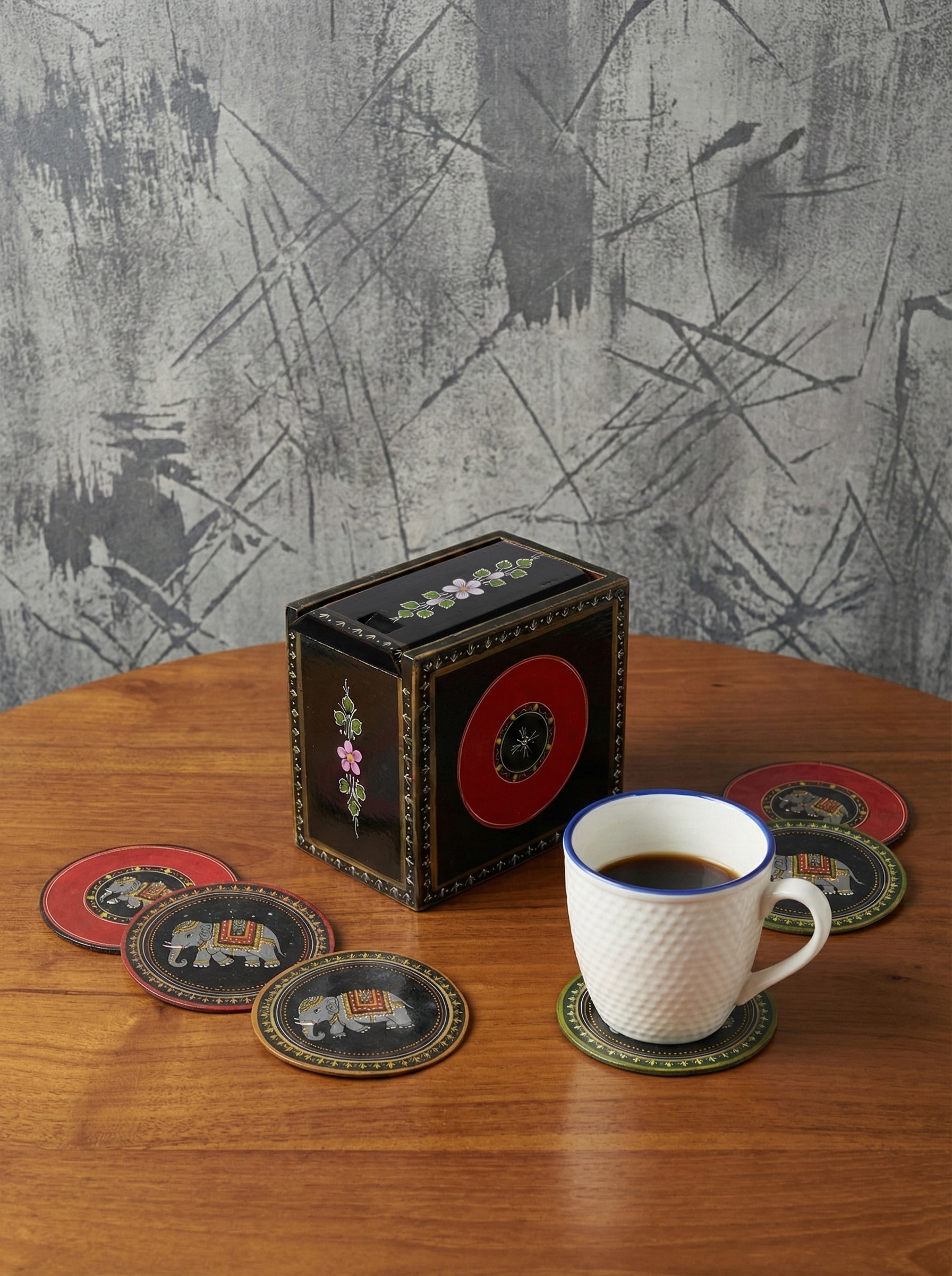 Front view of Ganjifa Memory Card Game Black