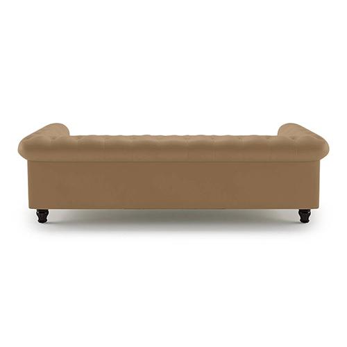 Winchester 3 Seater Leather Sofa in Camel Colour
