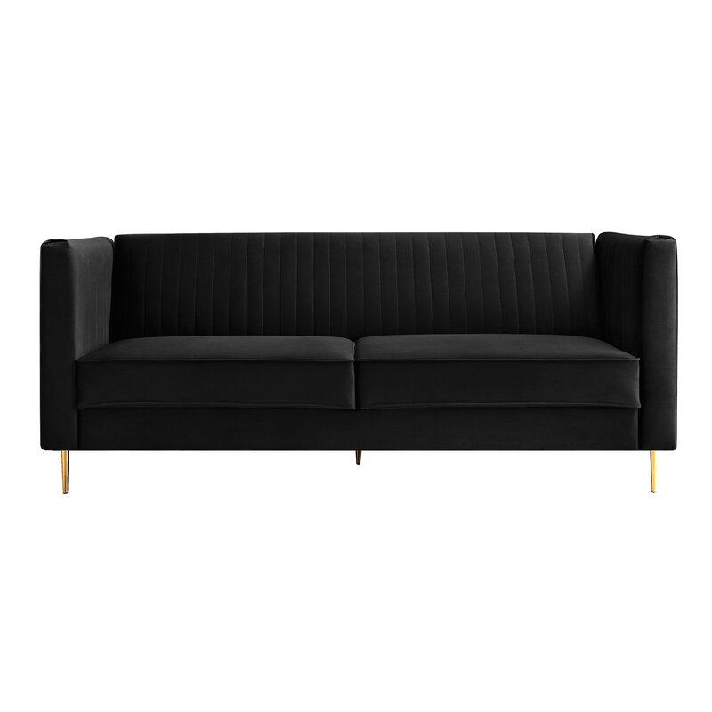 Vespa Fabric Sofa - Black
