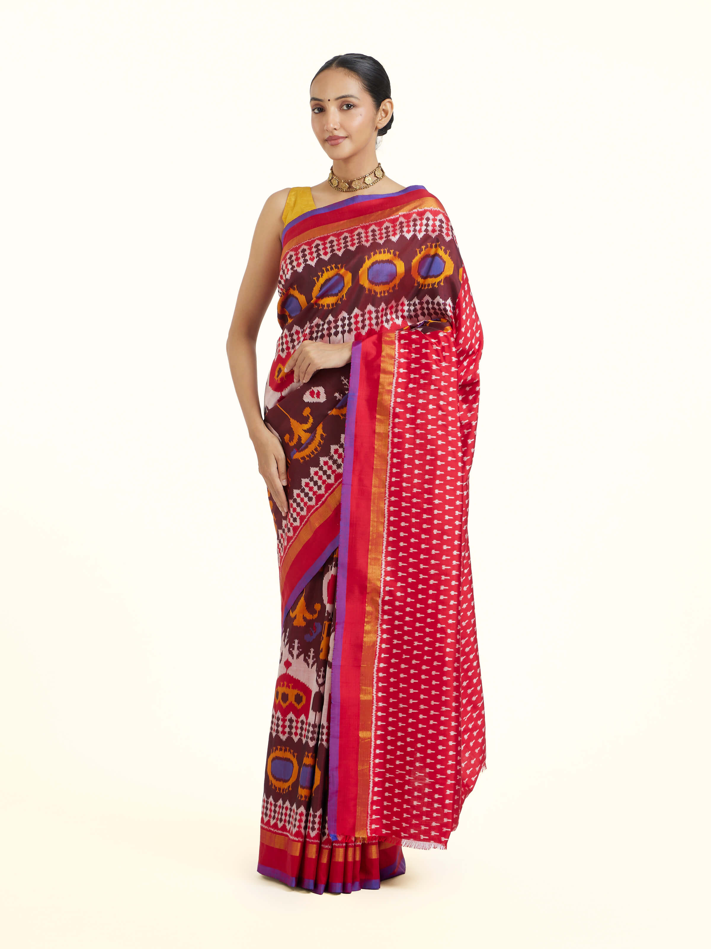 Pochampally Single Ikat Saree